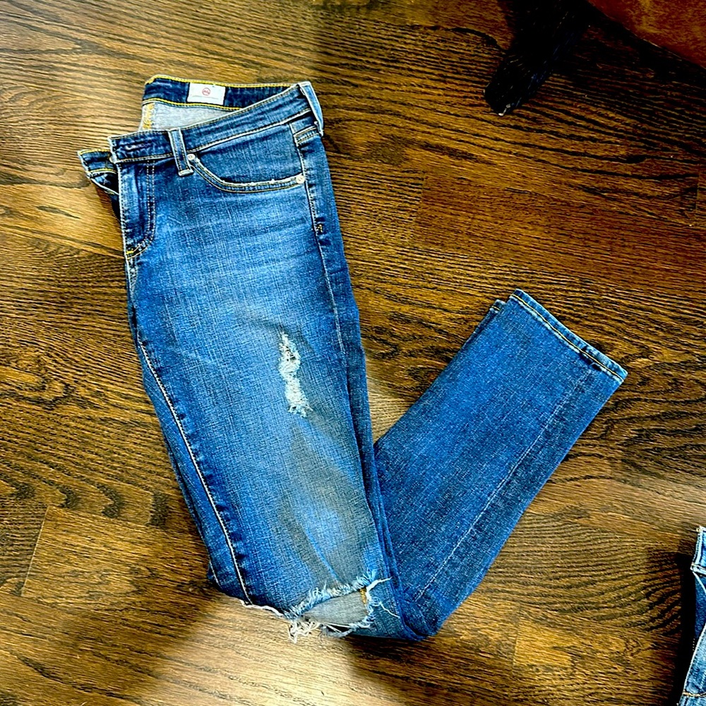 AG distressed jeans